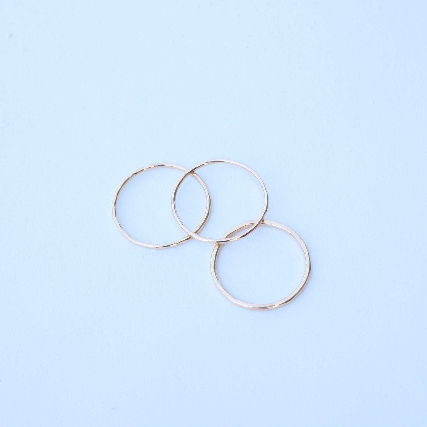 Soraya Hammered Stacker Ring